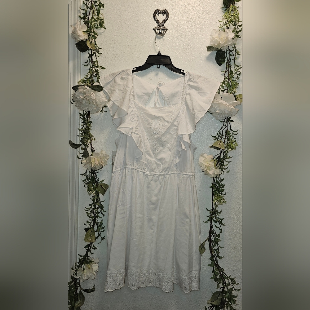 Old Navy 2X all white dress